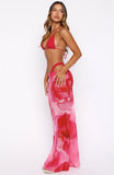 Luminous Maxi Skirt Sugar Rose
