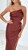 Nyla Maxi Dress Brown