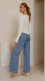 Isla Long Sleeve Top Cream