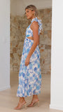Galilhai Maxi Dress Blue Floral