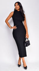 Hannah Cable Knit Set Black