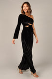 Avery Velvet Jumpsuit Black