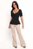 Kameran Top Black