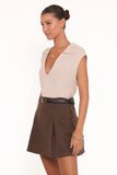 Asha Knitted Top Beige