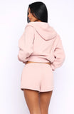 Cant Miss It Lounge Shorts Dusty Pink