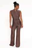 Sydney Wide Leg Pant Bronze