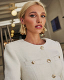 Endless Love Rhinestone Studded Hoops