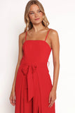 Chanellie Jumpsuit Red