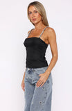 Veiled Passion Bustier Black