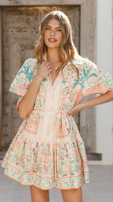 Nalita Mini Dress Aurora Print