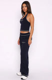 Chill In Style Track Pants Navy