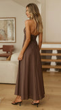 Skye Maxi Dress Chocolate