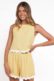 Katy Short Set Yellow
