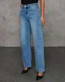 Launa Stretch High Rise Barrel Jeans