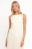 Kirsten Lace Maxi Dress Yellow