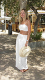 Sidney Top and Skirt Set White