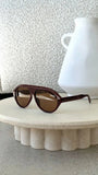 Zaeli Sunglasses Wine Brown