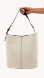 Cali Shoulder Bag Bone Linen
