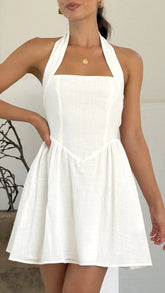 Peyton Mini Dress White