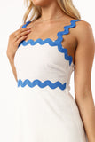 Nancy Maxi Dress Blue White