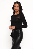Maverie Top Black