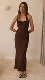 Dita Maxi Dress Chocolate