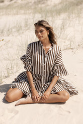 Jacqueline Mini Dress Chocolate