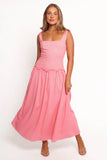 Clover Midi Dress Pink