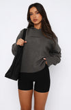 Its Cool Knit Hoodie Charcoal