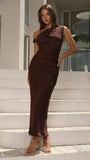 Gigi Maxi Dress Chocolate