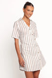 Hayes Mini Dress Blue Stripe
