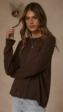 Lakoa Knit Top Chocolate