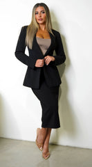 Yara Blazer Jacket Black