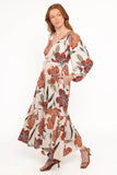Cerwin Midi Dress Fall Floral