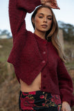 Albertine Cardigan Wine