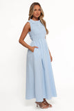 Lanna Maxi Dress Blue Gingham