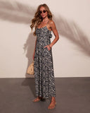 Seaside Darling Abstract Print Jumpsuit
