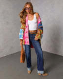 Gildelle Multi Color Print Cardigan
