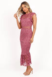 Lauren Dress Dark Rose