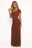 Freeman Maxi Dress Brown
