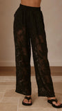 Mollie Lace Pants Black