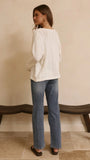 Mia Long Sleeve Top White