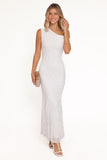 Evelon Off Shoulder Maxi Dress White