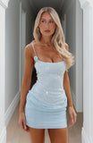 Studio Starlet Sequin Mini Dress Baby Blue