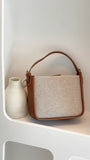 Poppi Canvas Mini Handbag Tan Natural