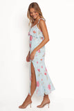 Valeria Skirt Set Blue Floral
