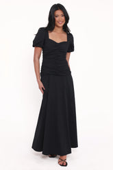 Denver Midi Dress Black