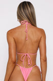 Golden Hour Bikini Top Pink Lemonade
