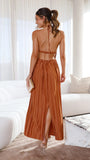 Frances Maxi Dress Rust