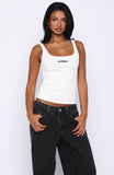 Lost In The Moment Tank Top White